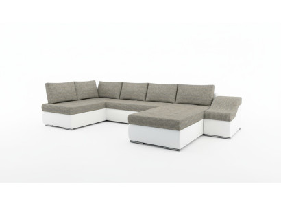 Moderne Ecksofa Schlafsofa Bettfunktion Couch Polster Eckgarnitur Wohnlandschaft