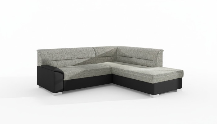 Design Ecksofa Schlafsofa Bettfunktion Couch Leder Textil Polster Sofas Neu 8349