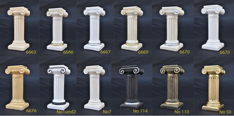 Design Spalten Säule Antike Dekosäule Säulen Blumensäule Ständer Podest 1073