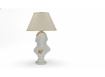 Antik Stil Büste Leuchte Tischlampe Tischleuchte Lampe Lampen Leuchten Tisch Neu