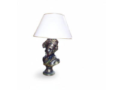 Antik Stil Büste Tischlampe Tisch Leuchte Lampen Leuchten Figur Dekoration Neu