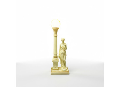 Antik Stil Figur Leuchte Tischlampe Tischleuchte Lampe Lampen Leuchten Tisch Neu