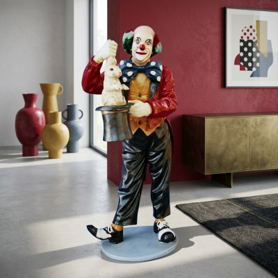 Design Clownmagier Figur Statue Skulptur Figuren Skulpturen Dekoration Deko 5027