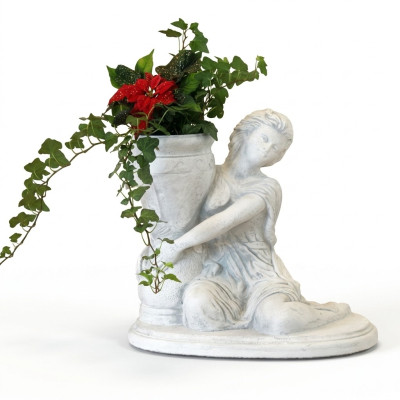 Blumenkübel Pflanz Kübel Dekoration Figur Blumentöpfe Vasen Natur Garten