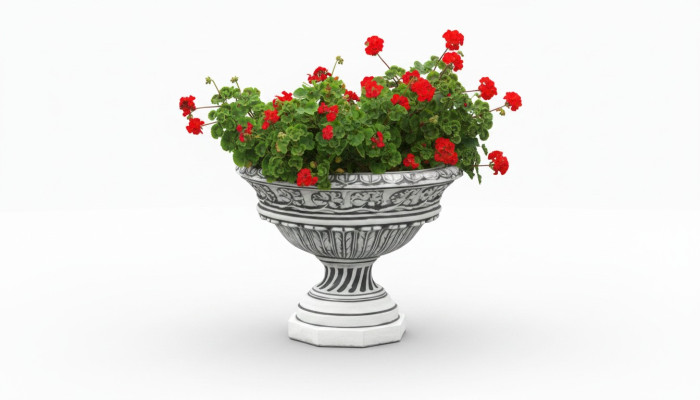 Blumenkübel Pflanz Kübel Dekoration Figur Natur Vasen Blumentöpfe Garten