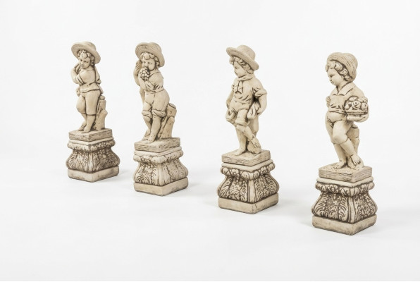 Sockel 27cm für Skulptur Design Figur Statue Garten Figuren Statuen