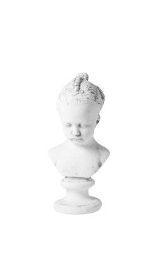 Büste Kind Antik Stil Altertum 43cm Stein Figur Skulptur Skulpturen