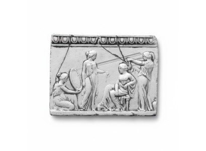 Relief Damen Antike Kunst Wandrelief Wand Bild Bilder Stein Platte