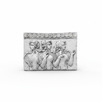 Relief Wand Steinplatte Asien Bild Bilder Reliefe Dekoration Garten