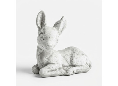 Garten Dekoration Bambi Terrasse Stein Figuren Figur Deko Statue