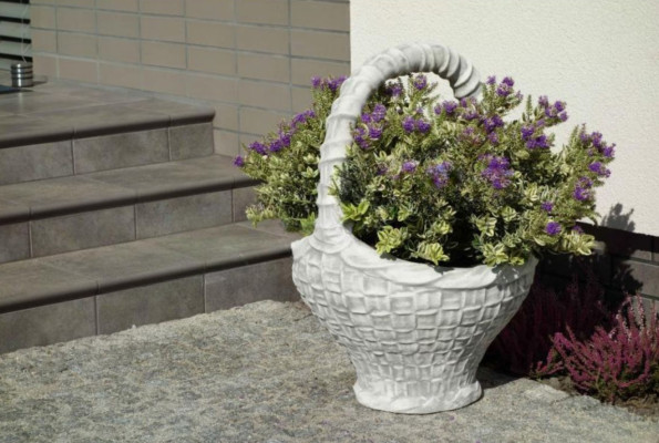Blumentöpfe Kasten Dekorative Topf Blumen Töpfe XXL Beton Garten Terrasse
