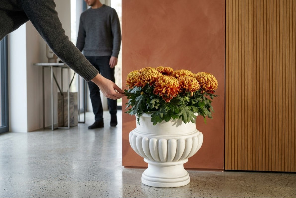 Blumentöpfe Dekorative Kasten Topf Blumen Töpfe XXL Beton Garten Terrasse