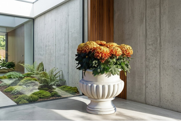 Blumentöpfe Dekorative Kasten Topf Blumen Töpfe XXL Beton Garten Terrasse