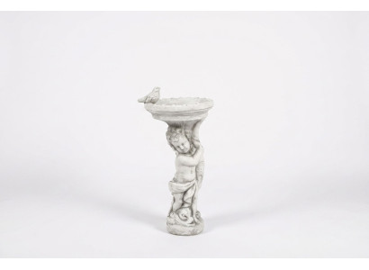 Vogel Dekor Tränke Skulptur Design Figur Statue Garten Figuren Statuen