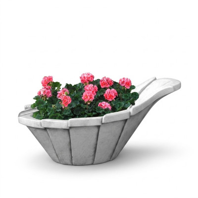 Blumenkübel Pflanz Kübel Dekoration Natur Garten Vasen Figur Blumentöpfe