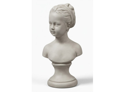 Frau Büste Skulptur Design Figur Statue Garten Figuren Statuen