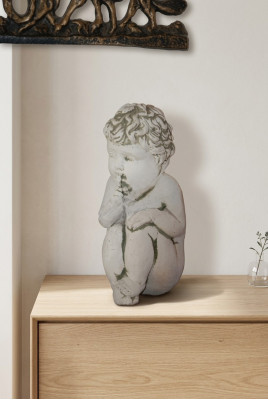 Deko Grabschmuck Grab Stein Dekoration Figur Engel Skulptur Gott Heilig