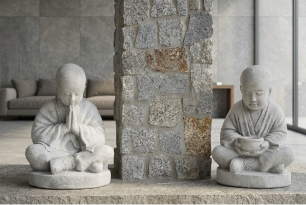 45cm Deko Skulptur Design Figur Statue Garten Figuren Statuen