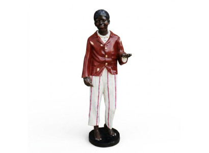Design Dunkelhäutiger Figur Statue Skulptur Figuren Skulpturen Dekoration Deko