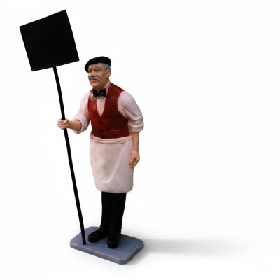 Schild Restaurant Figur Statue Skulptur Figuren Skulpturen Dekoration Deko 182cm