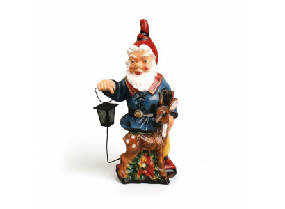 Design Zwerg Garten Laterne Figur Statue Skulptur Figuren Skulpturen Neu 8836