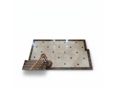 30x30 Luxus Marmor Boden Naturstein Boden Belag Wand Fliesen Crema Fliese 10m²