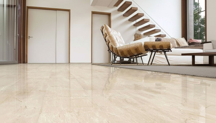 30x60 5m² Marmor Boden Naturstein Boden Belag Fliesen Crema Marfil Fliese Neu