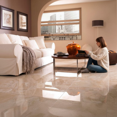 60x60cm Marmor Boden Fliesen Naturstein Fliese Belag Beläge 52m² Crema Marfil