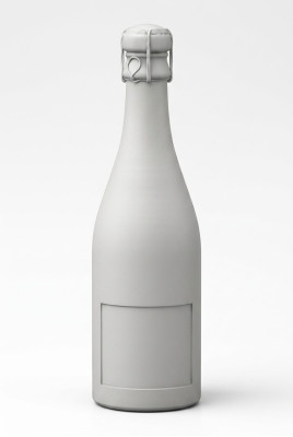 Champagner Figur Skulptur Fguren Statue Flasche Sekt Design Garten Dekoration