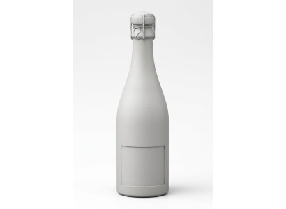 Champagner Figur Skulptur Fguren Statue Flasche Sekt Design Garten Dekoration