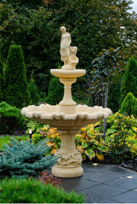 Zierbrunnen Springbrunnen Brunnen Garten Dekoration Fontaine Teich ELENA AMANDA