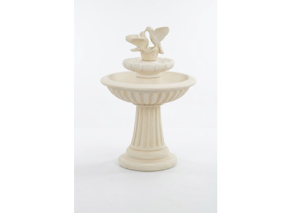 Zierbrunnen Springbrunnen 136cm Skulptur Brunnen Deko Garten Fontaine Teich Neu