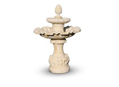 Springbrunnen Garten Teich Brunnen 140cm Steinbrunnen Gartenbrunnen Fontaine Neu
