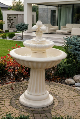 Zierbrunnen Springbrunnen Skulptur Brunnen Dekoration Garten Fontaine Neu 1136cm
