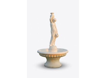 Zierbrunnen Springbrunnen Figur 206cm Brunnen Dekoration Garten Fontaine Teich