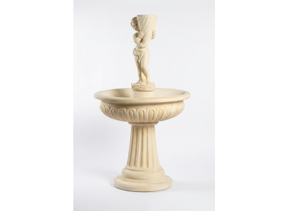 Springbrunnen Garten Teich Brunnen 159cm Steinbrunnen Gartenbrunnen Fontaine Neu