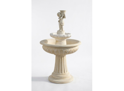 Springbrunnen Froschbrunnen Brunnen Steinbrunnen Gartenbrunnen Fontaine 154cm