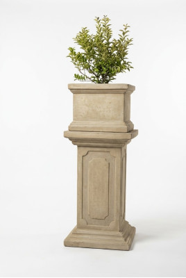 Blumenkorb Blumenkasten Blumen Gefäss Dekoration Statue Figuren Garten Terrasse
