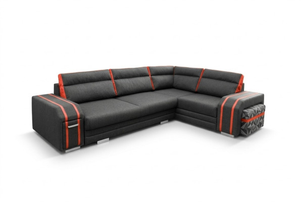 Polstersofa Loungesofa Couch Sitzgruppe Wohnzimmer Kissen Sofa Ecksofa