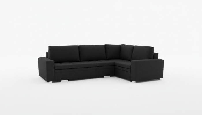 Moderne Ecksofa Wohnzimmer Textil Stoff Schlafsofa Couch Wohnlandschaft Polster