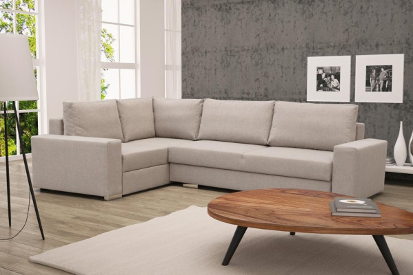Schlafsofa Eck Sofa Couch Polster Eck Garnitur Sofas Schlaffunktion Bettfunktion