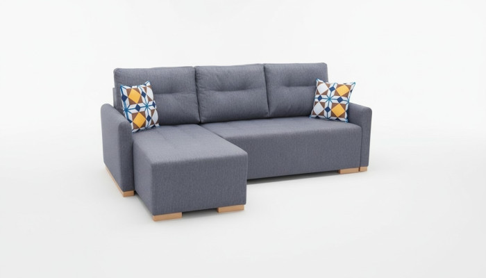 Sofa Designer Schlafsofa Sofa mit Bettfunktion - Bettkasten Couch Ecksofa