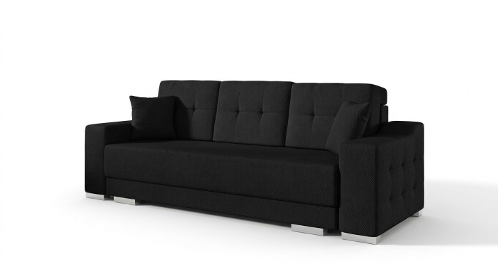 3 Sitz Sofa Couch Textil Stoff Bettfunktion Schlafsofa Neu Polster Garnitur Neu