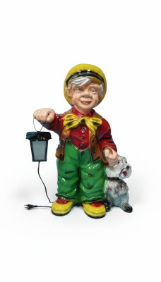 Figur Garten Statue Skulptur Figuren Skulpturen Dekoration 73 cm Deko Laterne