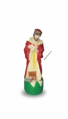Figur Statue Skulptur Figuren Skulpturen Dekoration 3 Heilige Könige Melchior