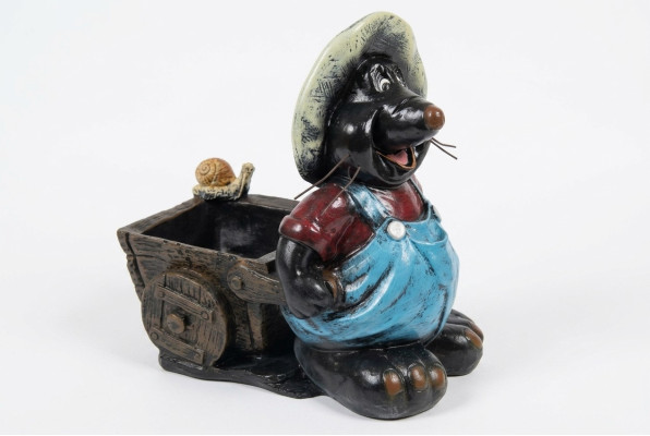 Maulwurf Figur Garten Statue Skulptur Figuren Skulpturen Dekoration Statuen Neu