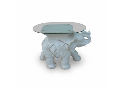Beistell Couch Sofa Tisch Elefant Figur Glas Tische Möbel Wohnzimmer Möbel Neu