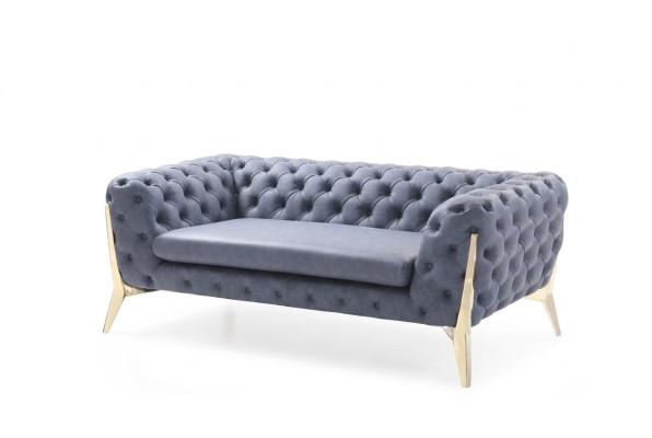 Sofa Chesterfield Couch Polster XXL Big Garnitur Textil 4+2 designer Couchen