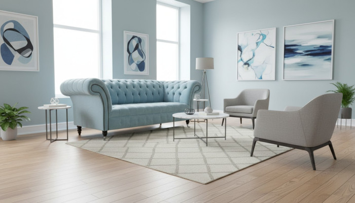 3 Sitzer Chesterfield Couch Sitz Textil Stoff Leder Couchen Sofas Sofa Polster