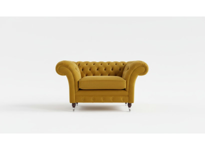 Sitz Polster Klassische Sofa Chesterfield 1 Sitzer der Premium Fernseh Sessel